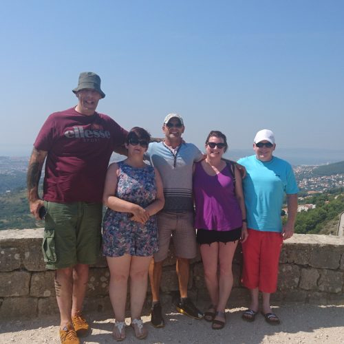 Klis Fortress with guests