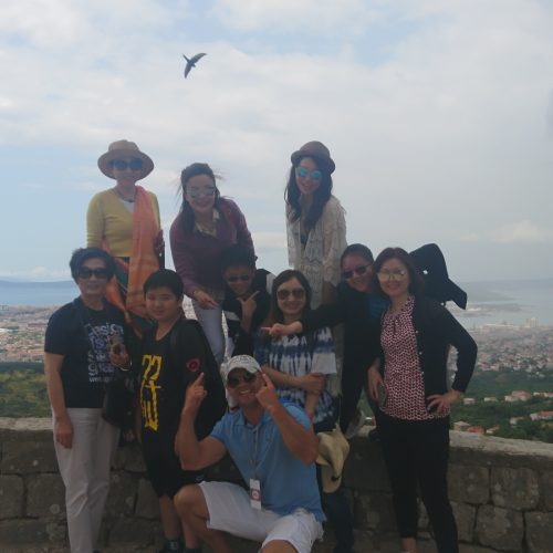 Klis Fortress with guests